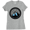 mountain bike Ladies Fitted T-Shirt