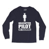 helicopter pilot in training Long Sleeve Shirts