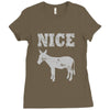 nice ass Ladies Fitted T-Shirt