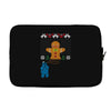 cookie monster gingerbread man ugly christmas sweater Laptop sleeve