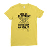 keep an ion it Ladies Fitted T-Shirt