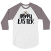 hoppy easter 3/4 Sleeve Shirt
