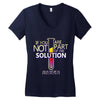march for science earth day 2017 unless black mug Women's V-Neck T-Shirt