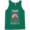 camping lady Tank Top