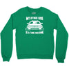 my other ride is a time machine Crewneck Sweatshirt