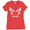 placebo wing logo Ladies Fitted T-Shirt