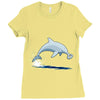 bottle opener nose Ladies Fitted T-Shirt