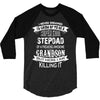 Super Cool Stepdad Of A Freaking Awesome Grandson 3/4 Sleeve Shirt