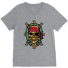 pirate bones skull V-Neck Tee