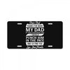 Dear Dad Thanks for Being My Dad License Plate