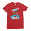 boxers support prostate cancer awareness Ladies Fitted T-Shirt