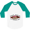 February Peeking Out Baby Girl 3/4 Sleeve Shirt