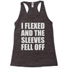 weight lifting gym fitness training Racerback Tank