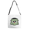 monster owls   frankenstein Adjustable Strap Totes