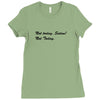48. not today satan 022 Ladies Fitted T-Shirt