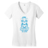 owl Women's V-Neck T-Shirt