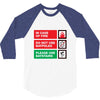 bat safety 3/4 Sleeve Shirt