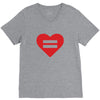 Equality Heart V-Neck Tee