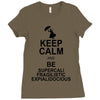 keep calm and be supercalifragilisticexpialidocious t shirt mary poppi Ladies Fitted T-Shirt