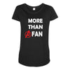 Avengers More Than A Fan Maternity Scoop Neck T-shirt