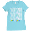 love is love is love Ladies Fitted T-Shirt