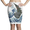 kaiju wave Pencil Skirts