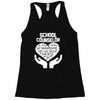 school counselor Racerback Tank