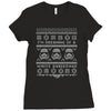 white christmas Ladies Fitted T-Shirt