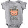 my cat is on the internet Baby Bodysuit