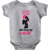 she's beauty she's grage she's punch you in the face Baby Bodysuit
