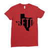 Beto Texas Map Ladies Fitted T-Shirt