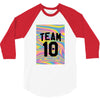 Holographic Team 10 3/4 Sleeve Shirt