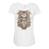 halloween skull Maternity Scoop Neck T-shirt