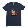 button masher Ladies Fitted T-Shirt