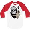 hockey mask halloween 3/4 Sleeve Shirt