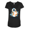 this is how i roll Maternity Scoop Neck T-shirt