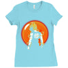 Goku Super Saiyan Dragon Ball 4 star Ladies Fitted T-Shirt