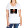 Not Today Satan Ladies Curvy T-Shirt