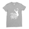 trophy wife deer Ladies Fitted T-Shirt
