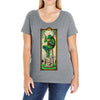 here lies shredder Ladies Curvy T-Shirt