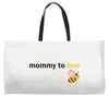 Mom to Bee Baby Girl Weekender Totes