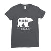 mommy bear Ladies Fitted T-Shirt