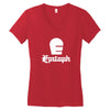 epitaph records new Women's V-Neck T-Shirt