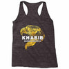 khabib gold eagle Racerback Tank