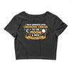 I Love Someone with Childhood Cancer to The Moon and Back to Infinity Crop Top