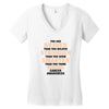 Braver Stronger Smarter Uterine Cancer Awareness Women's V-Neck T-Shirt