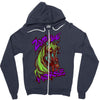 zombie horse classic Zipper Hoodie
