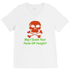 halloween pickup line V-Neck Tee