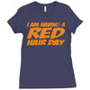 red ginger hair day Ladies Fitted T-Shirt