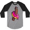 stickers 3/4 Sleeve Shirt